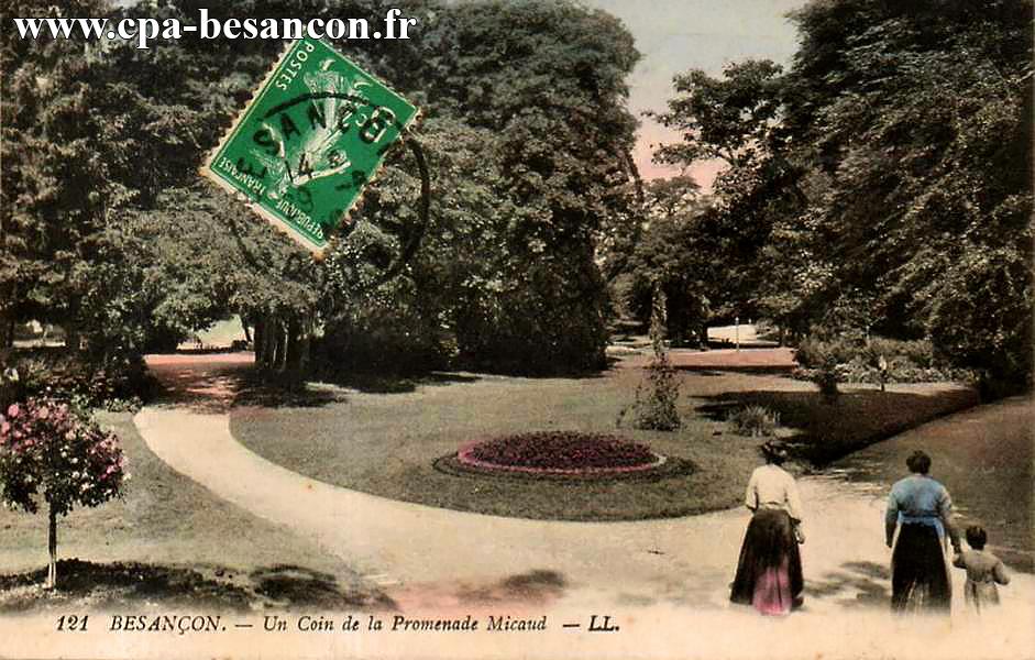 121 BESANÇON. - Un Coin de la Promenade Micaud